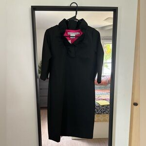 Gretchen Scott Designs Jersey Ruffneck Dress in Solid